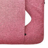 Stijlvolle zachte sleeve hoes Roze met neopreen bescherming voor 15 inch laptops