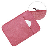 Stijlvolle zachte sleeve hoes Roze met neopreen bescherming voor 15 inch laptops