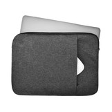 Stijlvolle zachte sleeve hoes Zwart met neopreen bescherming voor 13 inch laptops