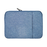 Stijlvolle zachte sleeve hoes Lichtblauw met neopreen bescherming voor 13 inch laptops