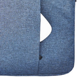 Stijlvolle zachte sleeve hoes Lichtblauw met neopreen bescherming voor 13 inch laptops