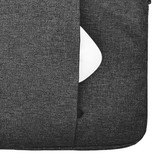Stijlvolle zachte sleeve hoes Zwart met neopreen bescherming voor 11 inch laptops