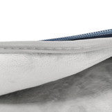 Stijlvolle zachte sleeve hoes Blauw met neopreen bescherming voor 13 inch laptops