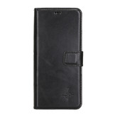 Samsung Galaxy S21 Ultra lederen afneembare 2-in-1 bookcase hoes - Zwart