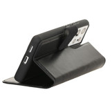 Samsung Galaxy S21 Ultra lederen afneembare 2-in-1 bookcase hoes - Zwart