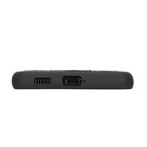 Samsung Galaxy S21 Plus Backcover hoesje Echt Leer - Zwart