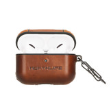 Haga echt lederen cover hoes Cognac voor de AirPods Pro