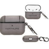 Haga echt lederen cover hoes Lichtgrijs voor de AirPods Pro