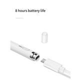 Picasso oplaadbare Active Stylus pen Wit, geschikt voor alle touchscreens