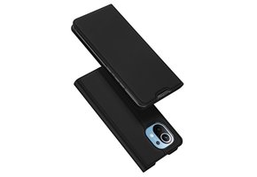 Dux Ducis - Pro Serie Slim wallet hoes - Xiaomi Mi 11 - Zwart
