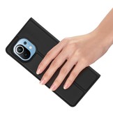 Pro Serie slim wallet Zwart hoes voor de Xiaomi Mi 11