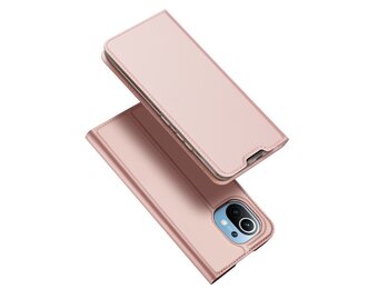 Dux Ducis - Pro Serie Slim wallet hoes - Xiaomi Mi 11 - Roze Goud