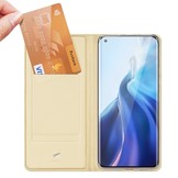 Pro Serie slim wallet Goud hoes voor de Xiaomi Mi 11