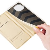 Pro Serie slim wallet Goud hoes voor de Xiaomi Mi 11