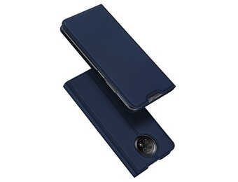 Dux Ducis - Pro Serie Slim wallet hoes - Xiaomi Redmi Note 9 -  Blauw