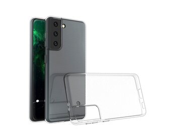 Lunso - Softcase hoes -  Samsung Galaxy S21 Plus - Transparant