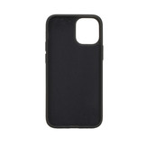 iPhone 12 Mini Leren Backcover hoes - Zwart