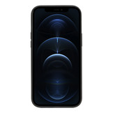 iPhone 12 Pro Max Leren Backcover hoes - Cognac