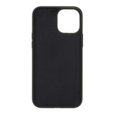 iPhone 12 Pro Max Leren Backcover hoes - Zwart