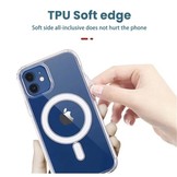 Acryl Magsafe softcase hoes Transparant voor de iPhone 12 Mini