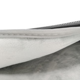 Stijlvolle zachte sleeve hoes Lichtgrijs met neopreen bescherming voor 15 inch laptops