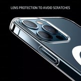 Acryl Magsafe softcase hoes Transparant voor de iPhone 12 Pro Max