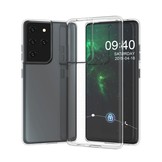 Softcase hoes Transparant voor de Samsung Galaxy S21 Ultra