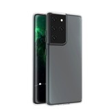 Softcase hoes Transparant voor de Samsung Galaxy S21 Ultra