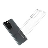 Softcase hoes Transparant voor de Samsung Galaxy S21 Ultra