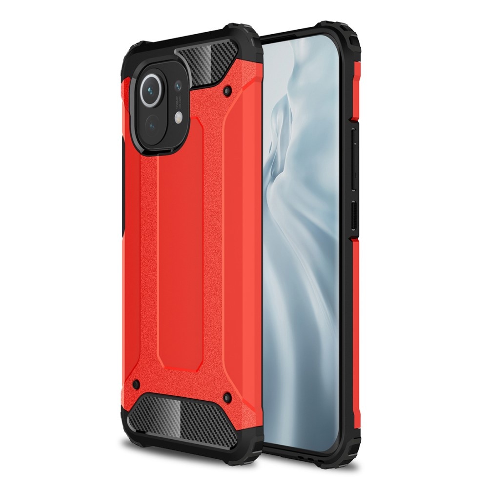 Armor Guard backcover hoes Rood voor de Xiaomi Mi 11