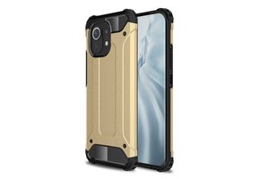 Lunso - Armor Guard backcover hoes - Xiaomi Mi 11 - Goud