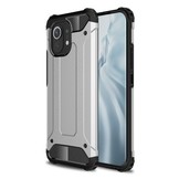 Armor Guard backcover hoes Zilver voor de Xiaomi Mi 11