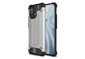 Lunso - Armor Guard backcover hoes - Xiaomi Mi 11 - Zilver