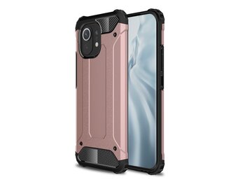 Lunso - Armor Guard backcover hoes - Xiaomi Mi 11 - Rose Goud