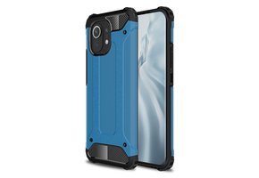 Lunso - Armor Guard backcover hoes - Xiaomi Mi 11 - Licht Blauw