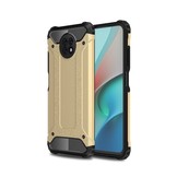Armor Guard backcover hoes Goud voor de Xiaomi Redmi Note 9