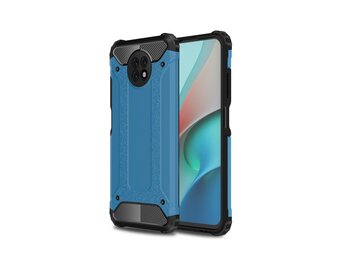 Lunso - Armor Guard backcover hoes - Xiaomi Redmi Note 9  - Licht Blauw