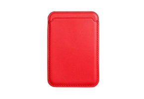 Lunso - iPhone 12/13/14 Serie - Magsafe cardholder / pasjeshouder - Rood