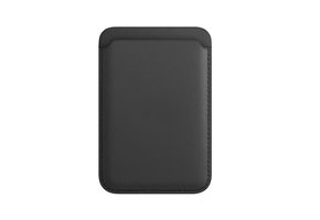 Lunso - iPhone 12/13/14 Serie - Magsafe cardholder / pasjeshouder - Zwart