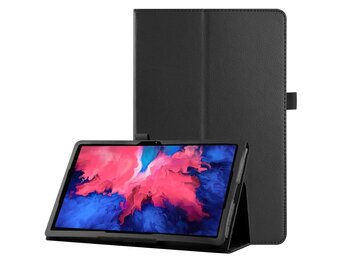 Lunso - Stand flip sleepcover hoes - Lenovo Tab P11 Pro - Zwart