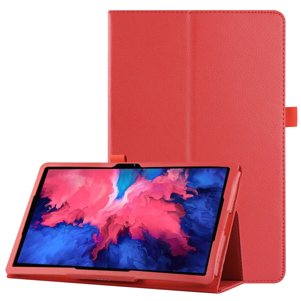 Stand flip sleepcover hoes Rood voor de Lenovo Tab P11 Pro