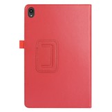 Stand flip sleepcover hoes Rood voor de Lenovo Tab P11 Pro
