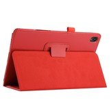 Stand flip sleepcover hoes Rood voor de Lenovo Tab P11 Pro