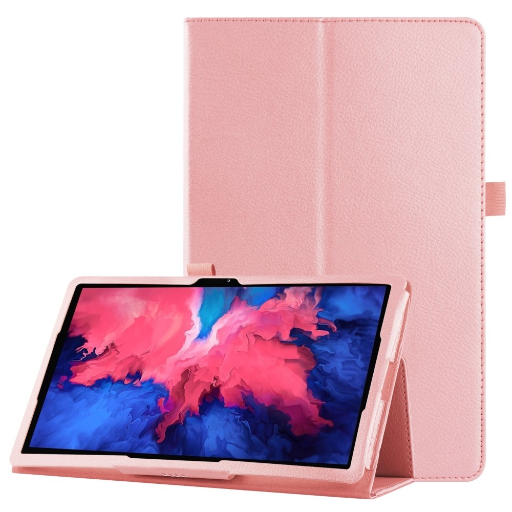 Stand flip sleepcover hoes Lichtroze voor de Lenovo Tab P11 Pro