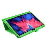 Stand flip sleepcover hoes Groen voor de Lenovo Tab P11 Pro
