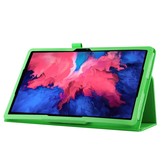 Stand flip sleepcover hoes Groen voor de Lenovo Tab P11 Pro