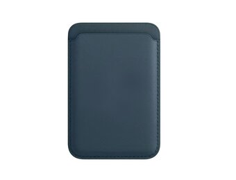 Lunso - iPhone 12/13/14 Serie - Magsafe cardholder / pasjeshouder - Blauw