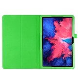 Stand flip sleepcover hoes Groen voor de Lenovo Tab P11 / P11 Plus