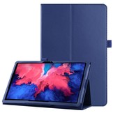 Stand flip sleepcover hoes Donkerblauw voor de Lenovo Tab P11 / P11 Plus