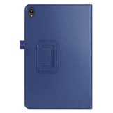 Stand flip sleepcover hoes Donkerblauw voor de Lenovo Tab P11 / P11 Plus